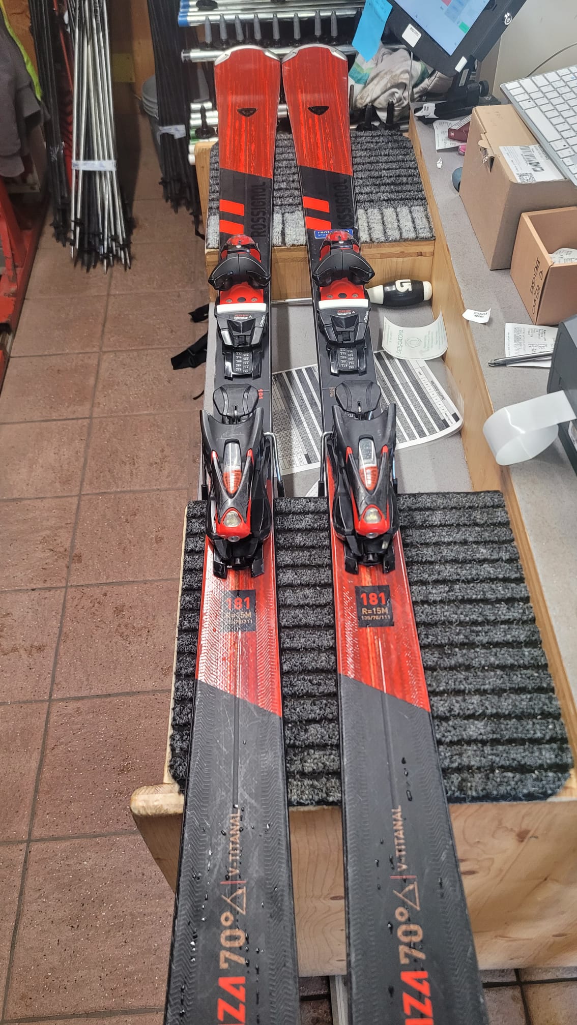 181cm Rossignol Forza 70 V-TI Konect r15 2025 usato