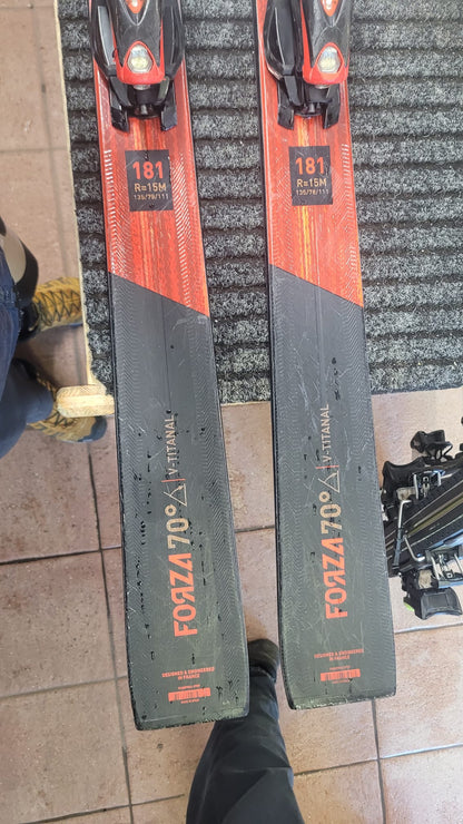 181cm Rossignol Forza 70 V-TI Konect r15 2025 usato