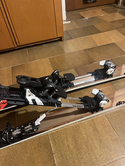 sci alpinismo Nordica 177cm + attacchi + pelli usati