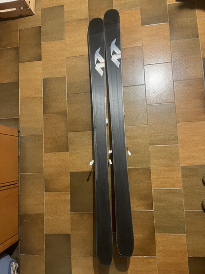 sci alpinismo Nordica 177cm + attacchi + pelli usati