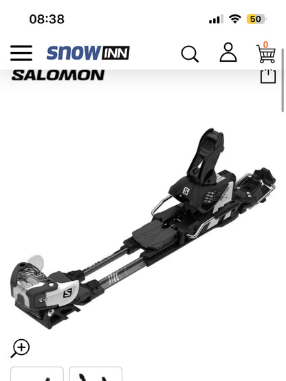 sci alpinismo Nordica 177cm + attacchi + pelli usati