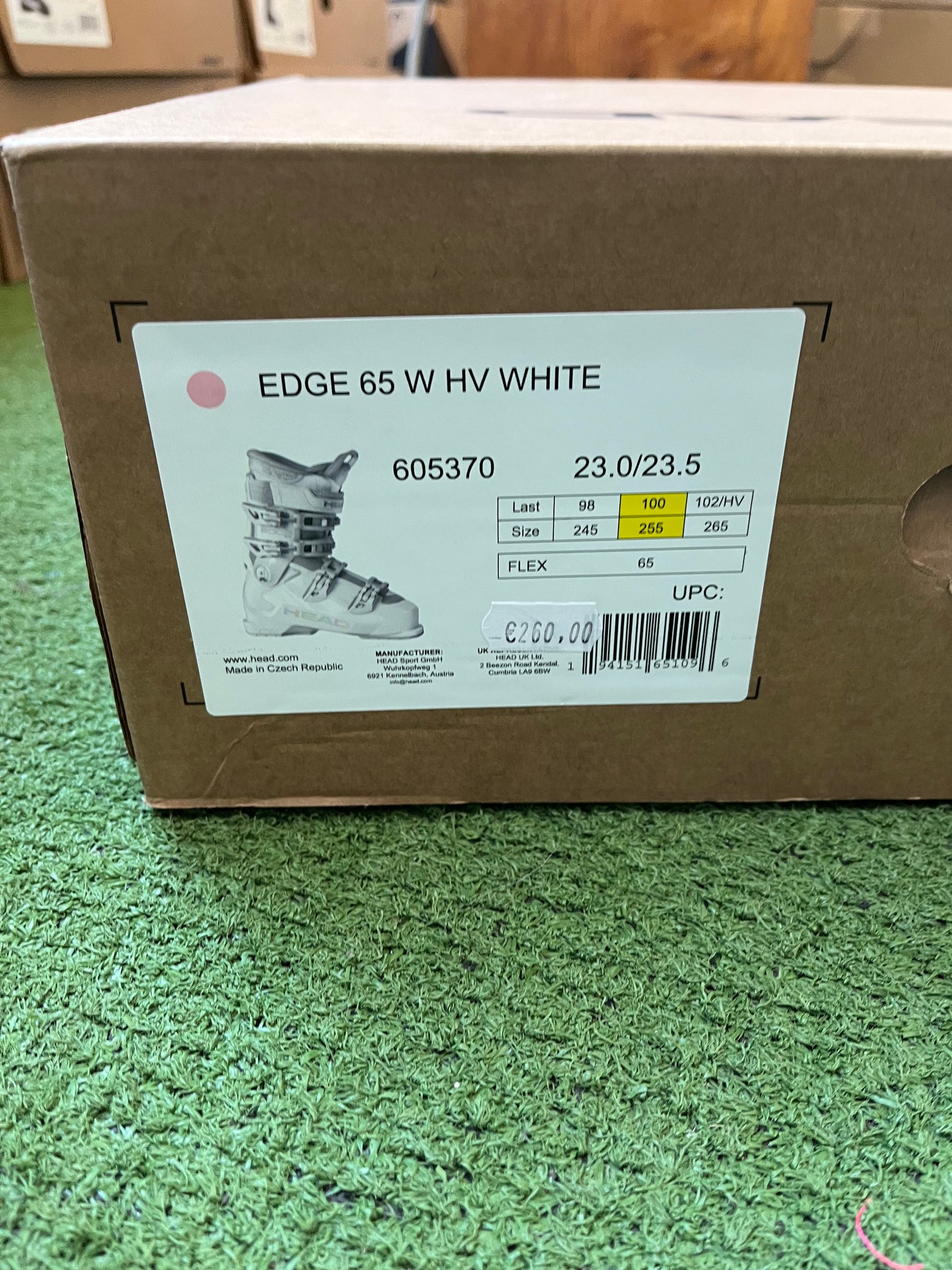 Scarponi sci Head Edge 65 W HV tg 23-23.5 donna NUOVO