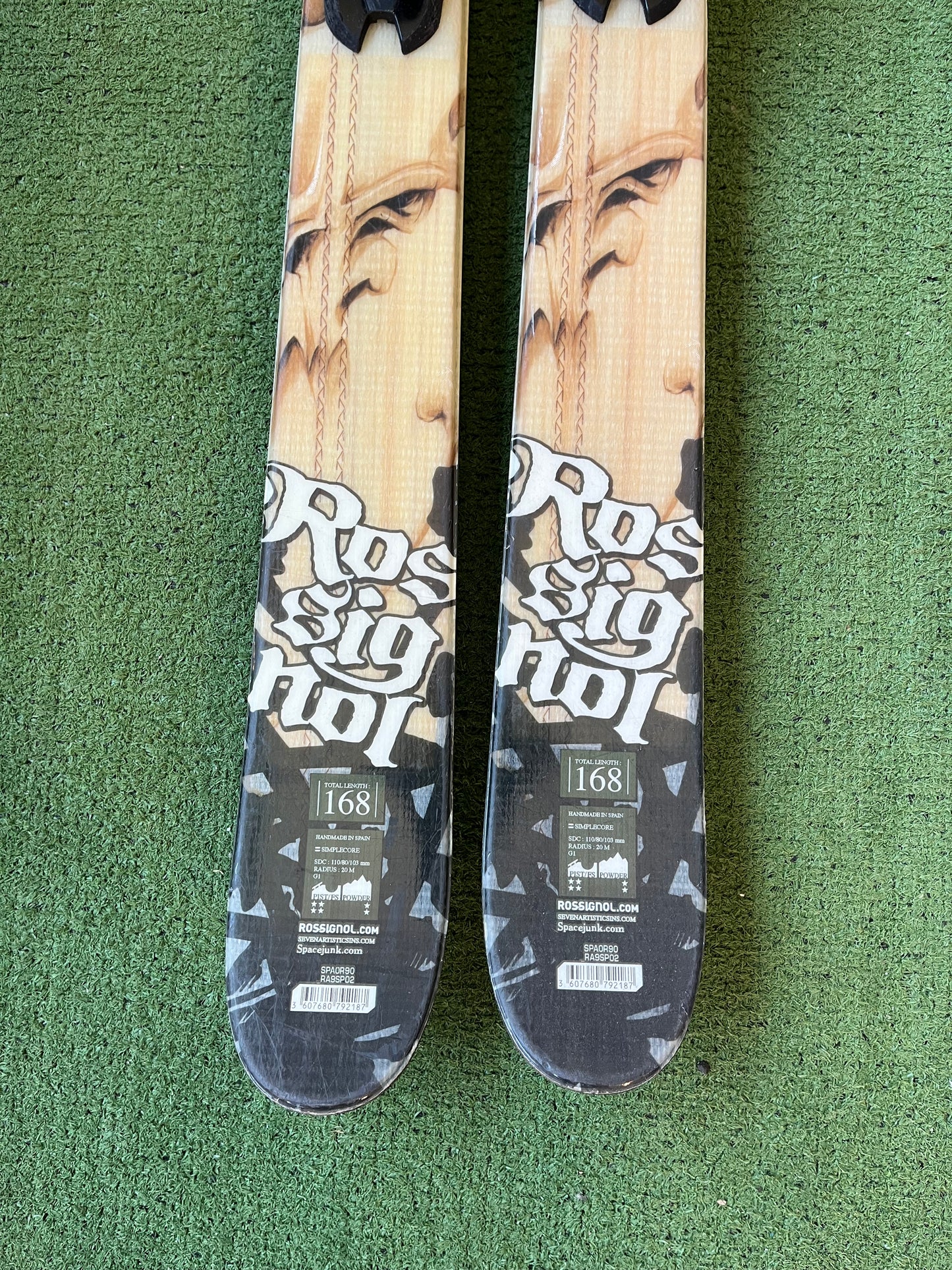 168cm Sci freestyle Rossignol S1 Squindo 2010 usato