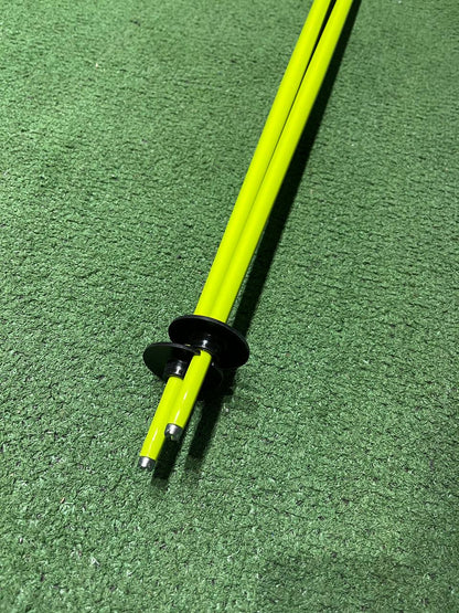 Bastoncini sci discesa Head gialli fluo nuovi 115 cm o 125 cm