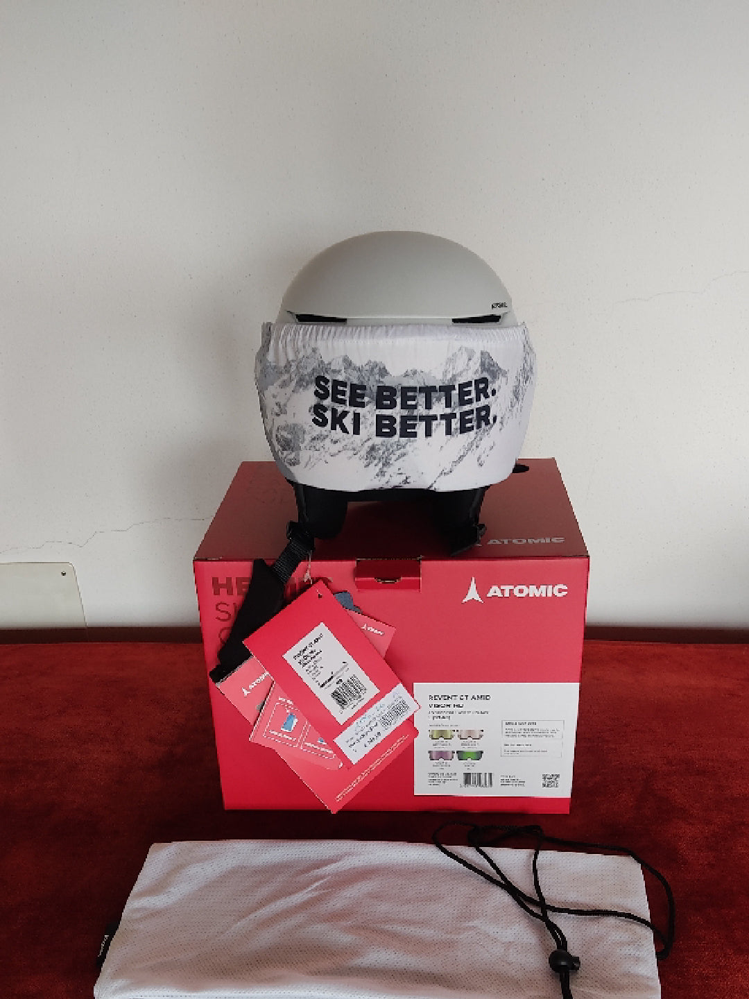 Casco Atomic revent GT amid visor HD tg. S nuovo
