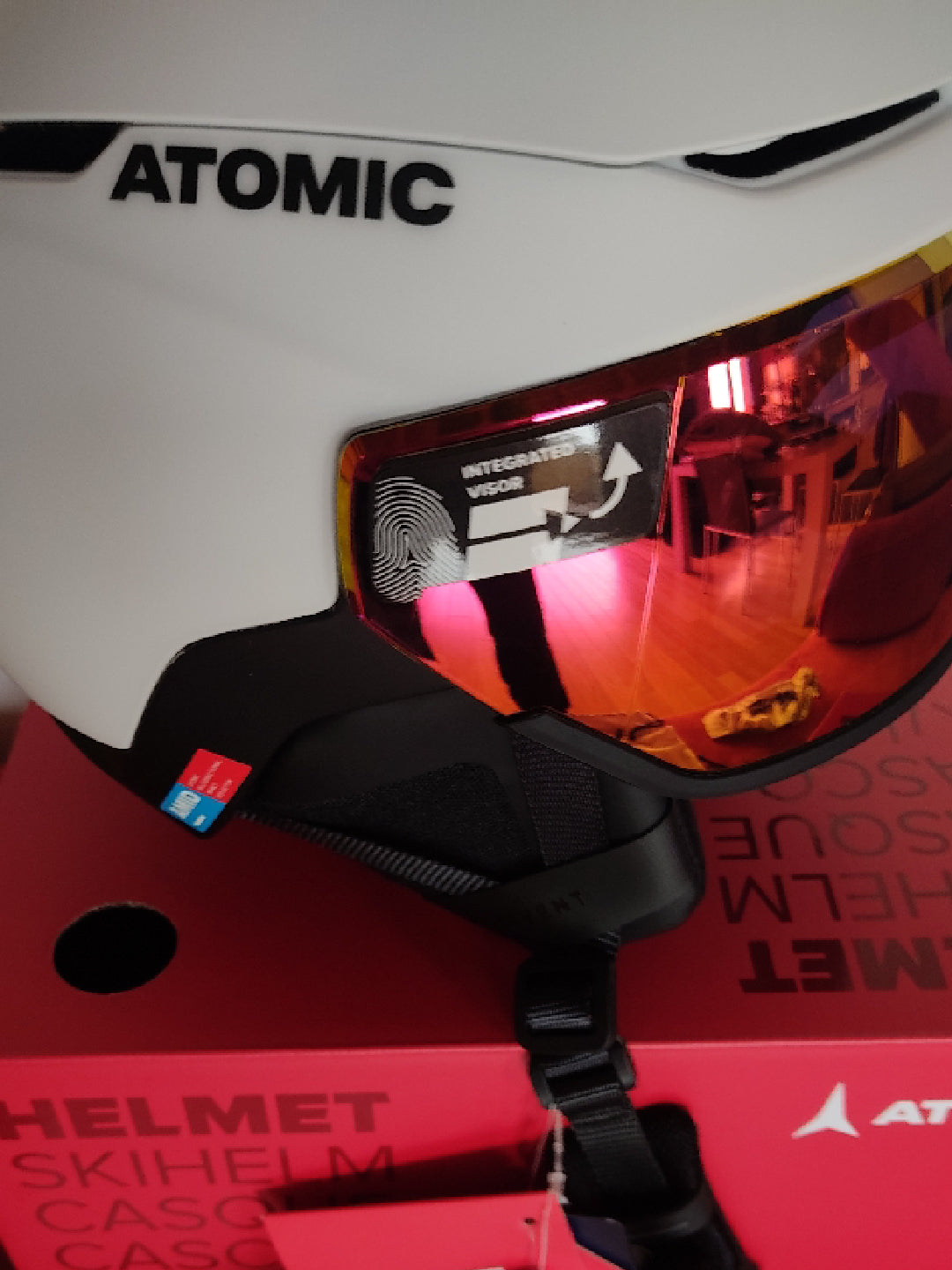 Casco Atomic revent GT amid visor HD tg. S nuovo