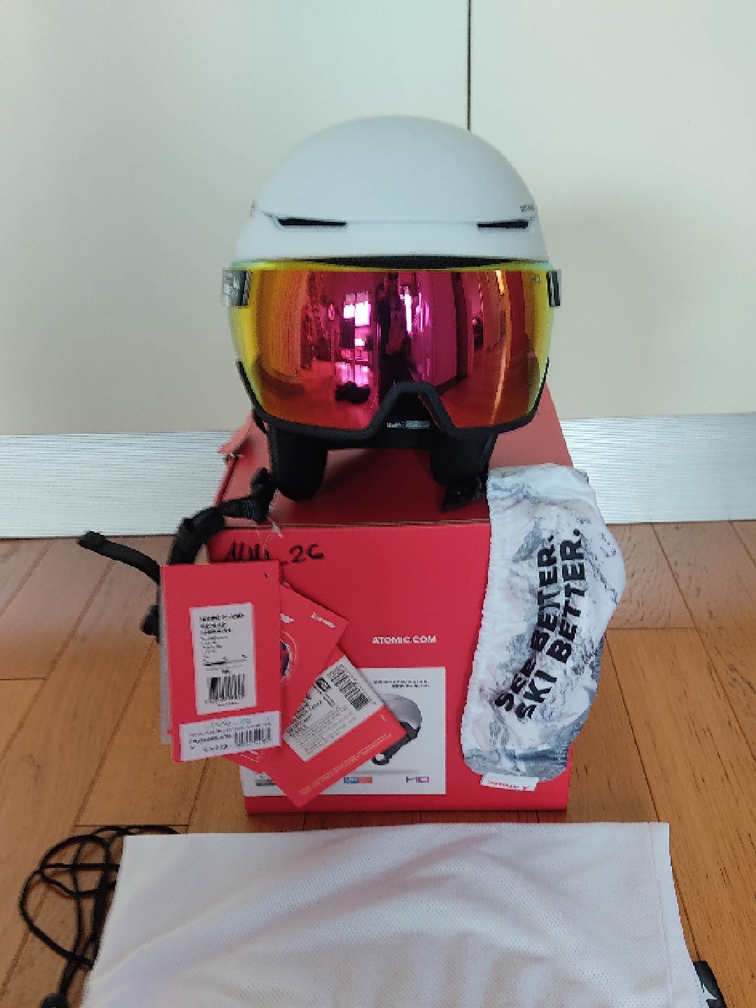 Casco Atomic revent GT amid visor HD tg. S nuovo