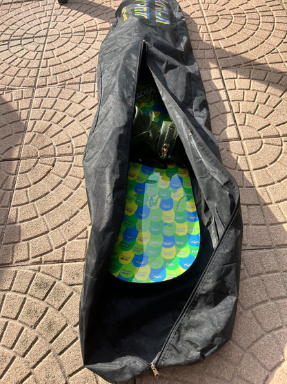 tavola snowboard 150cm Burton con attacchi e borsa USATA