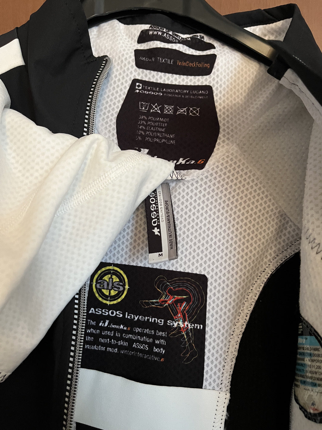 Giacca ciclismo Assos Bonka 6 Cento tg M usato