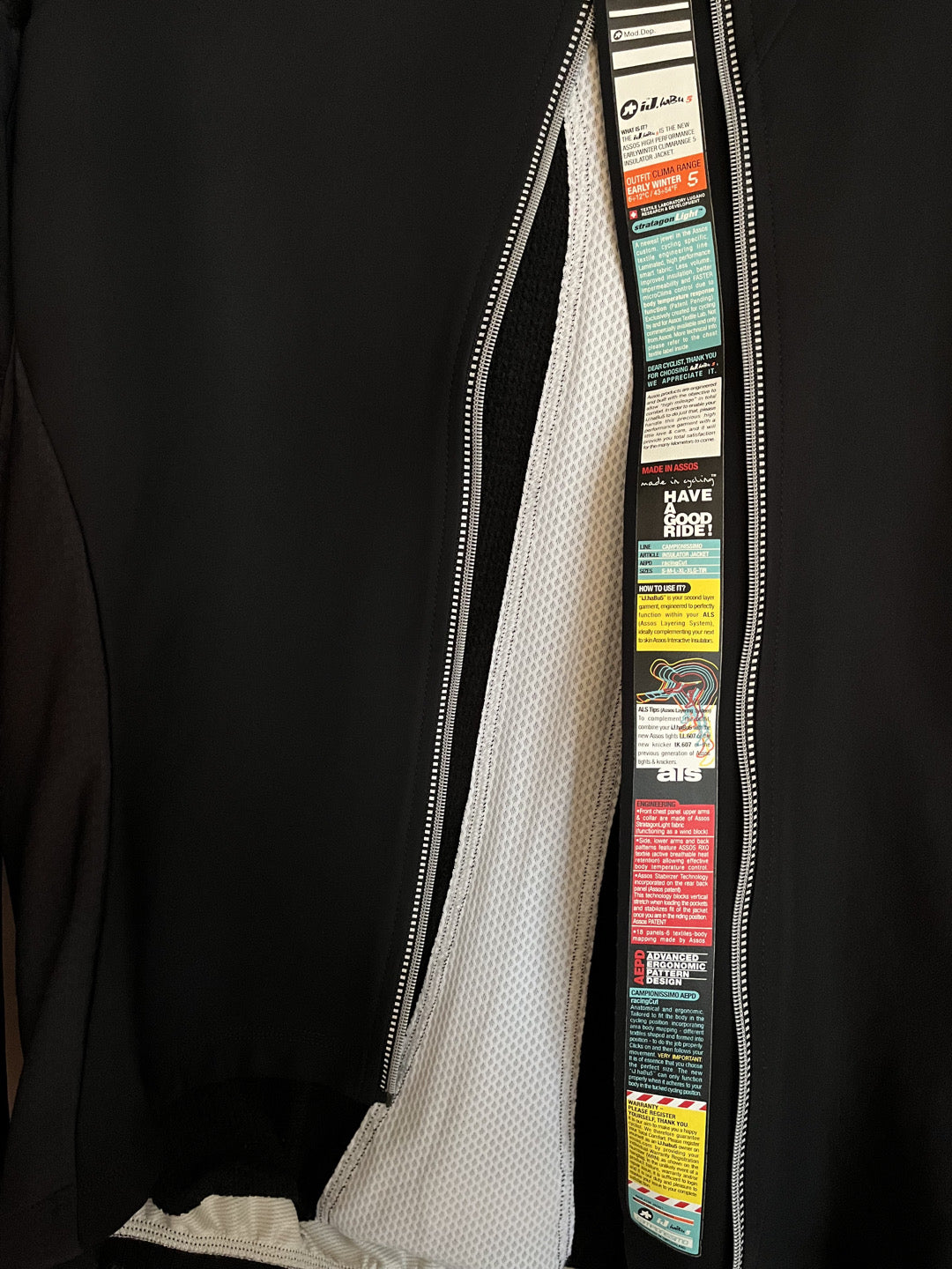 Giacca da Ciclismo Assos Nera - Tg.L usata