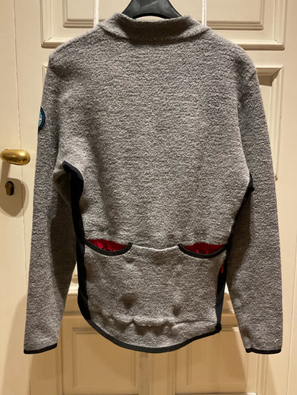 Maglia invernale Café du Cycliste tg. L zip rotta