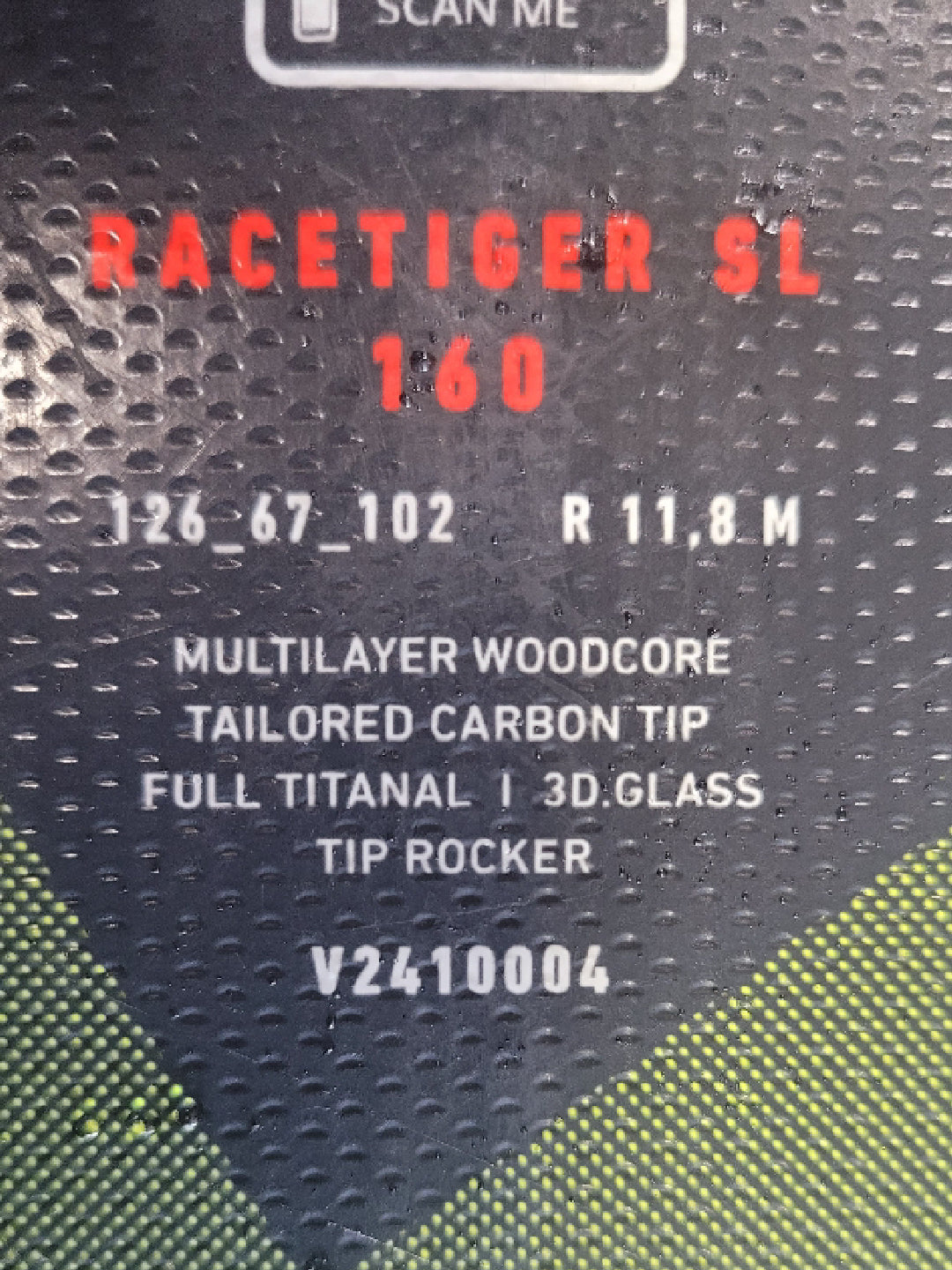 Sci Volkl Racetiger SL 160cm r11.8 2024/2025 usati