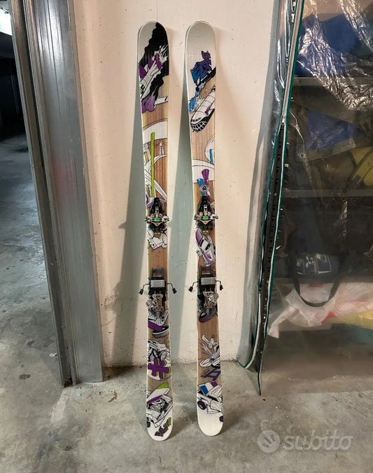 Sci scialpinismo ELAN 166 + Dynafit + pelli –Parma