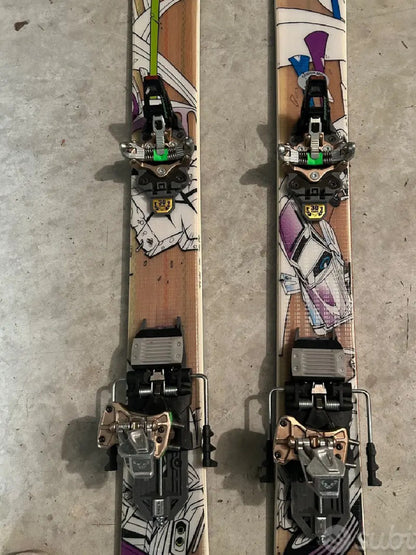 Sci scialpinismo ELAN 166 + Dynafit + pelli –Parma