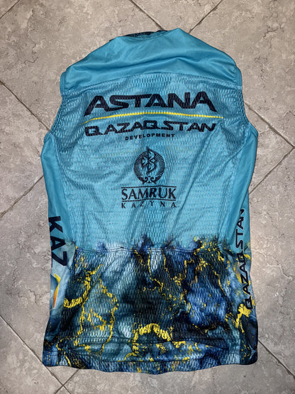 Gilet bici Team Astana 2024 tg. M ufficiale usato