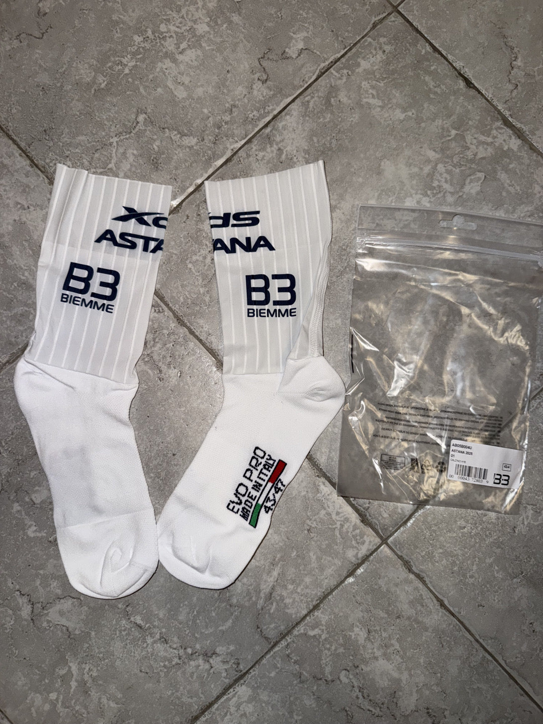 Calze bici aereo Biemme team Astana nuove