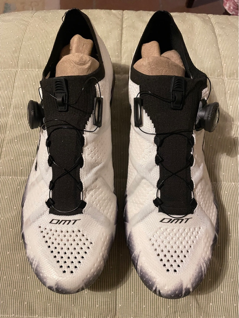 Scarpe DMT ciclismo KR1 tg 42.5 white/black nuove
