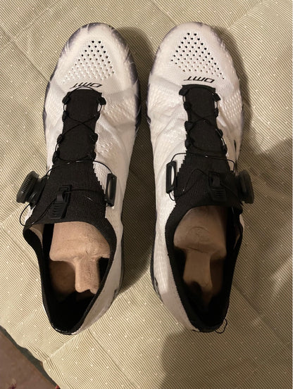 Scarpe DMT ciclismo KR1 tg 42.5 white/black nuove