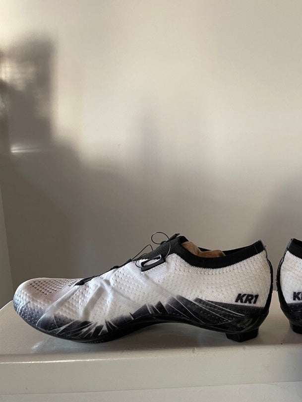 Scarpe DMT ciclismo KR1 tg 42.5 white/black nuove