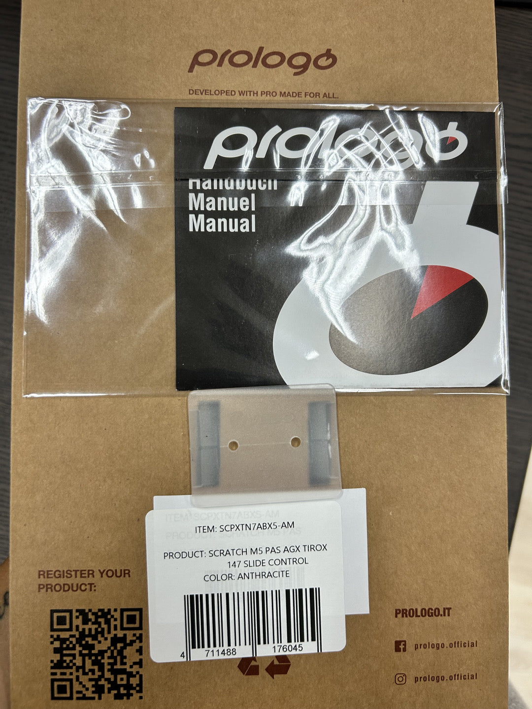 Sella Prologo Scratch M5 Pas Agx Tirox 147 nuova