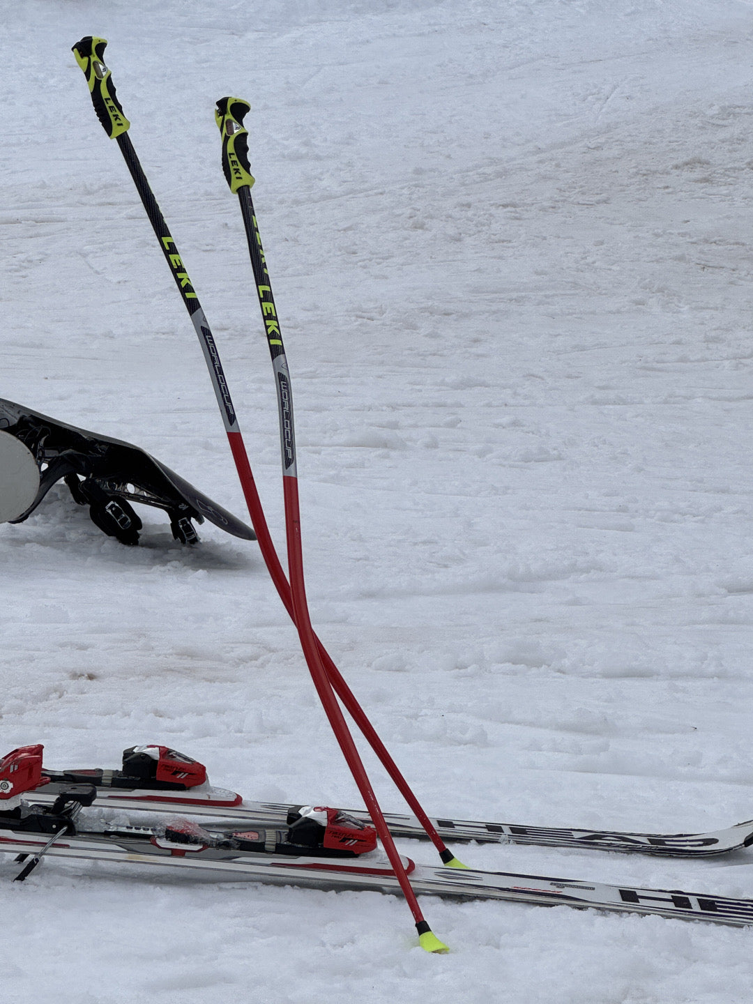 bastoncini da sci Leki world cup 120cm usati