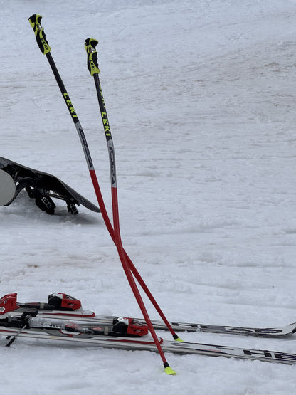 bastoncini da sci Leki world cup 120cm usati