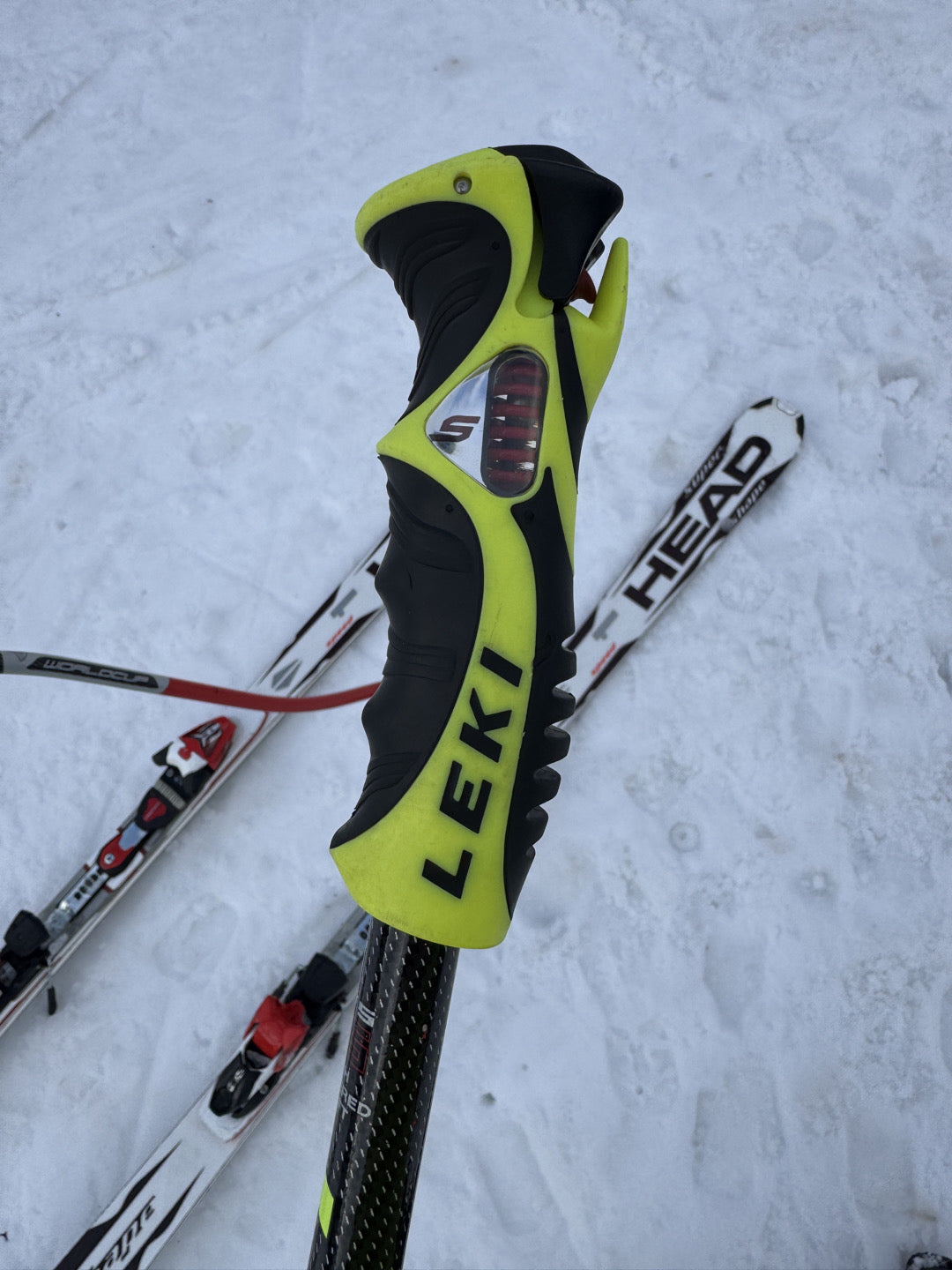 bastoncini da sci Leki world cup 120cm usati
