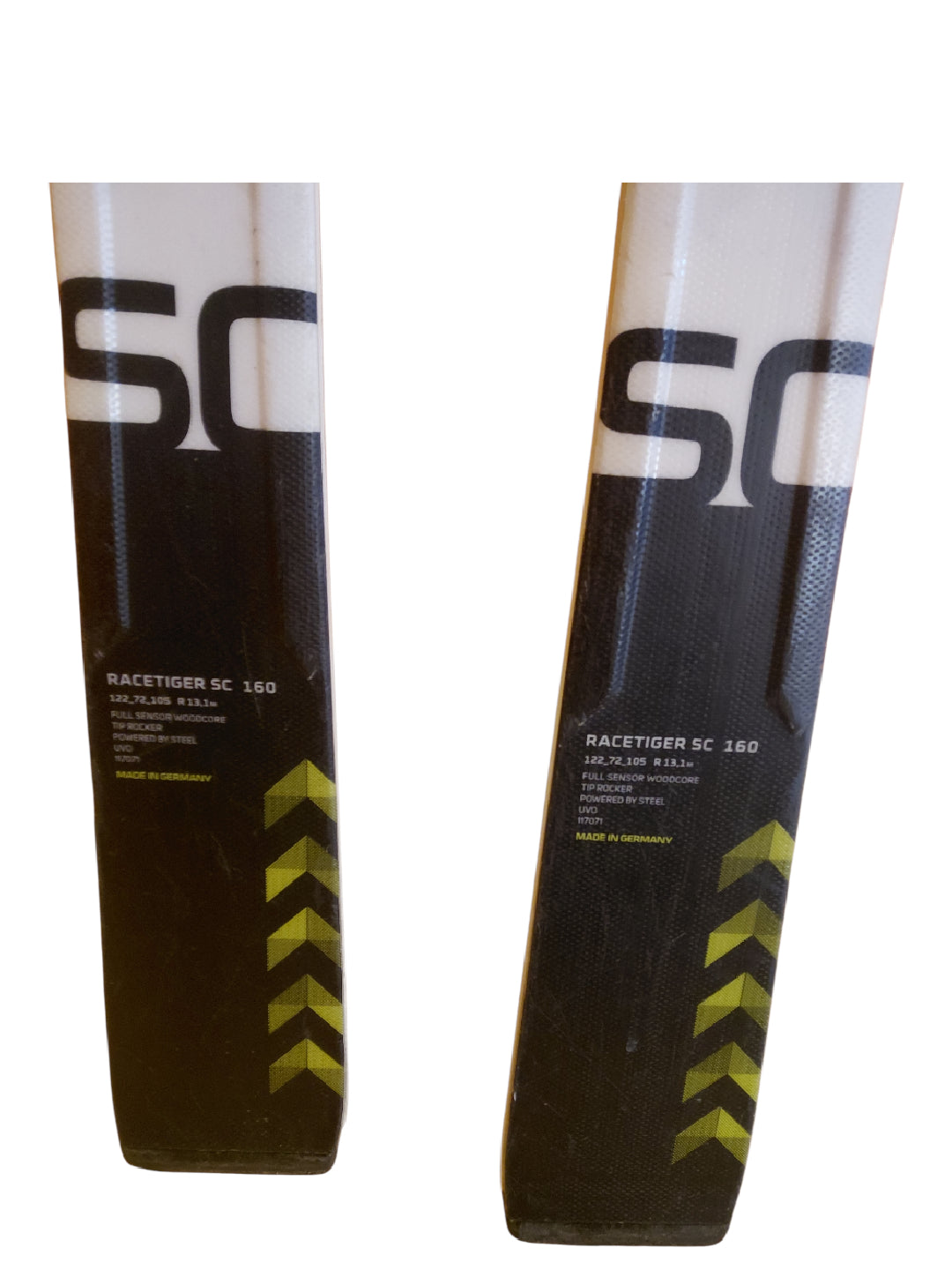 sci Völkl racetiger SC 160cm r13.1 usati