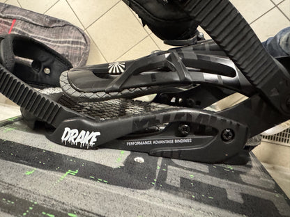 Tavola snowboard Drake 153cm + attacchi usata