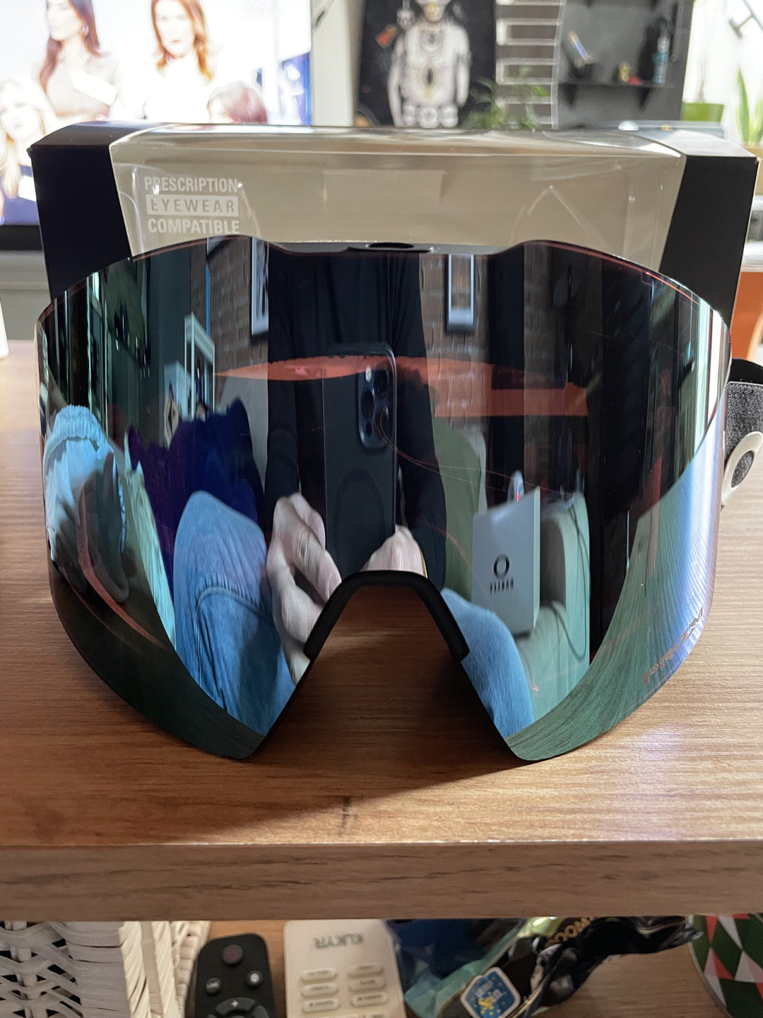 mascherina snowboard Oakley fall line XL usata