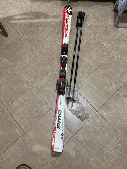 sci Rossignol 162 cm r15 usati