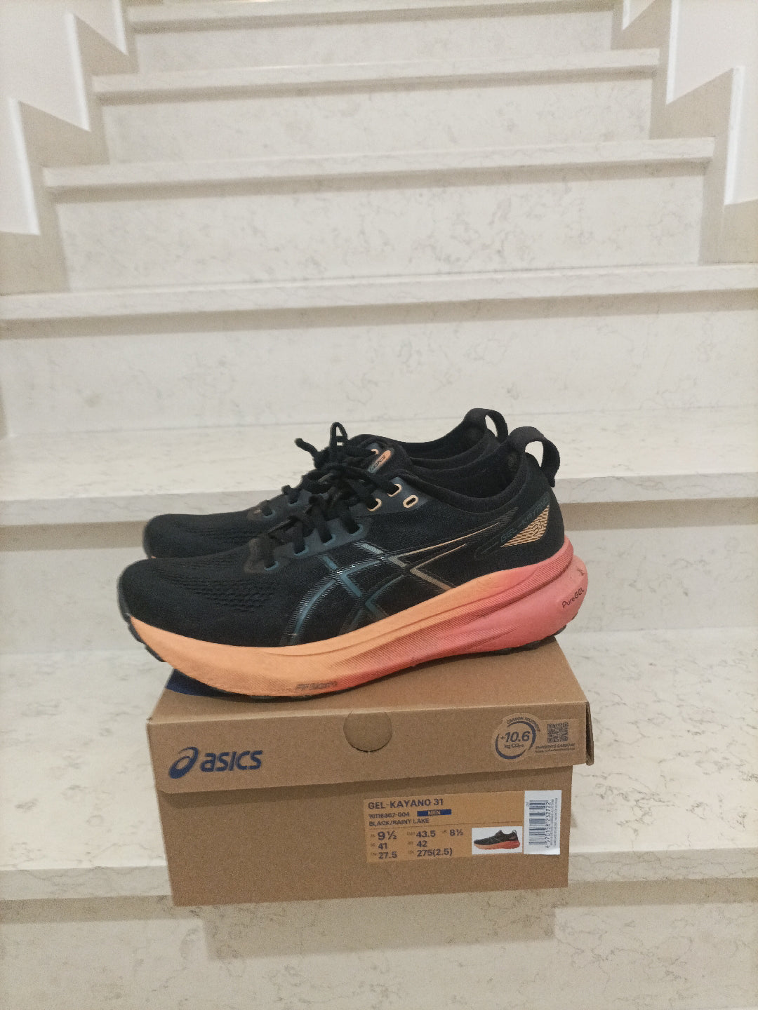 Scarpe Asics Kayano 31 tg 43.5 usate