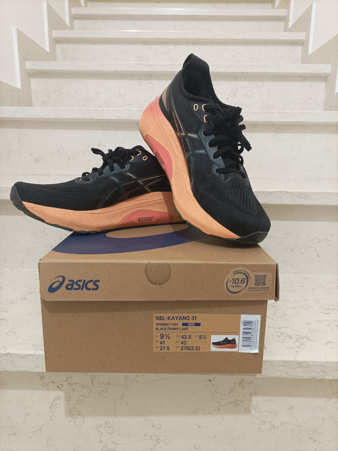 Scarpe Asics Kayano 31 tg 43.5 usate