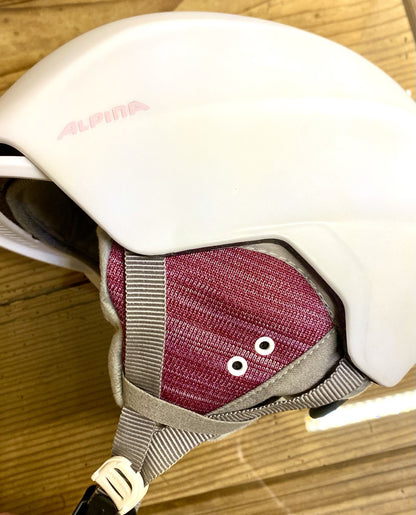 Alpina - casco sci donna tg S/M white/pink