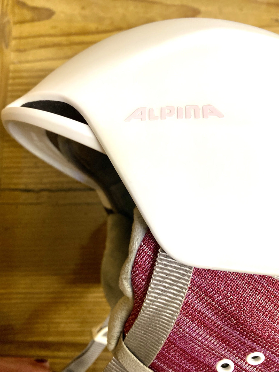 Alpina - casco sci donna tg S/M white/pink