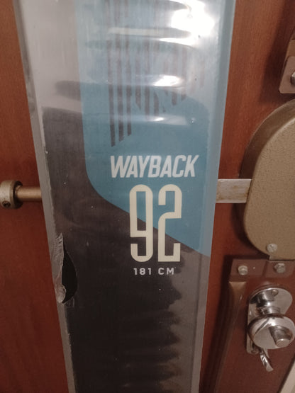 Sci scialpinismo K2 wayback 181 cm+ Attacchi Plum Pika nuovi