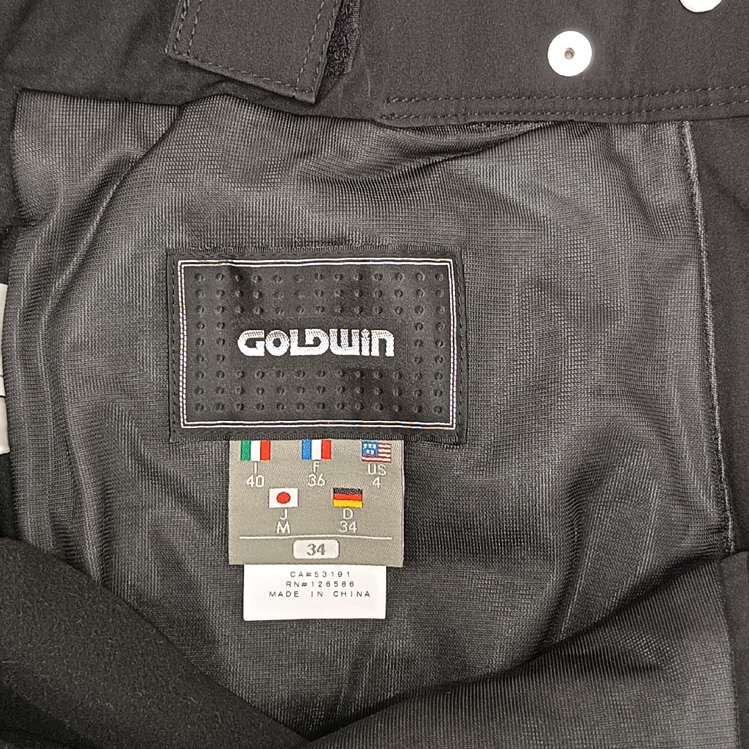 pantaloni sci donna neri GOLDWIN taglia 40 XS usati