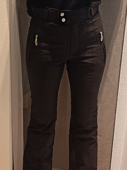 pantaloni sci donna neri GOLDWIN taglia 40 XS usati