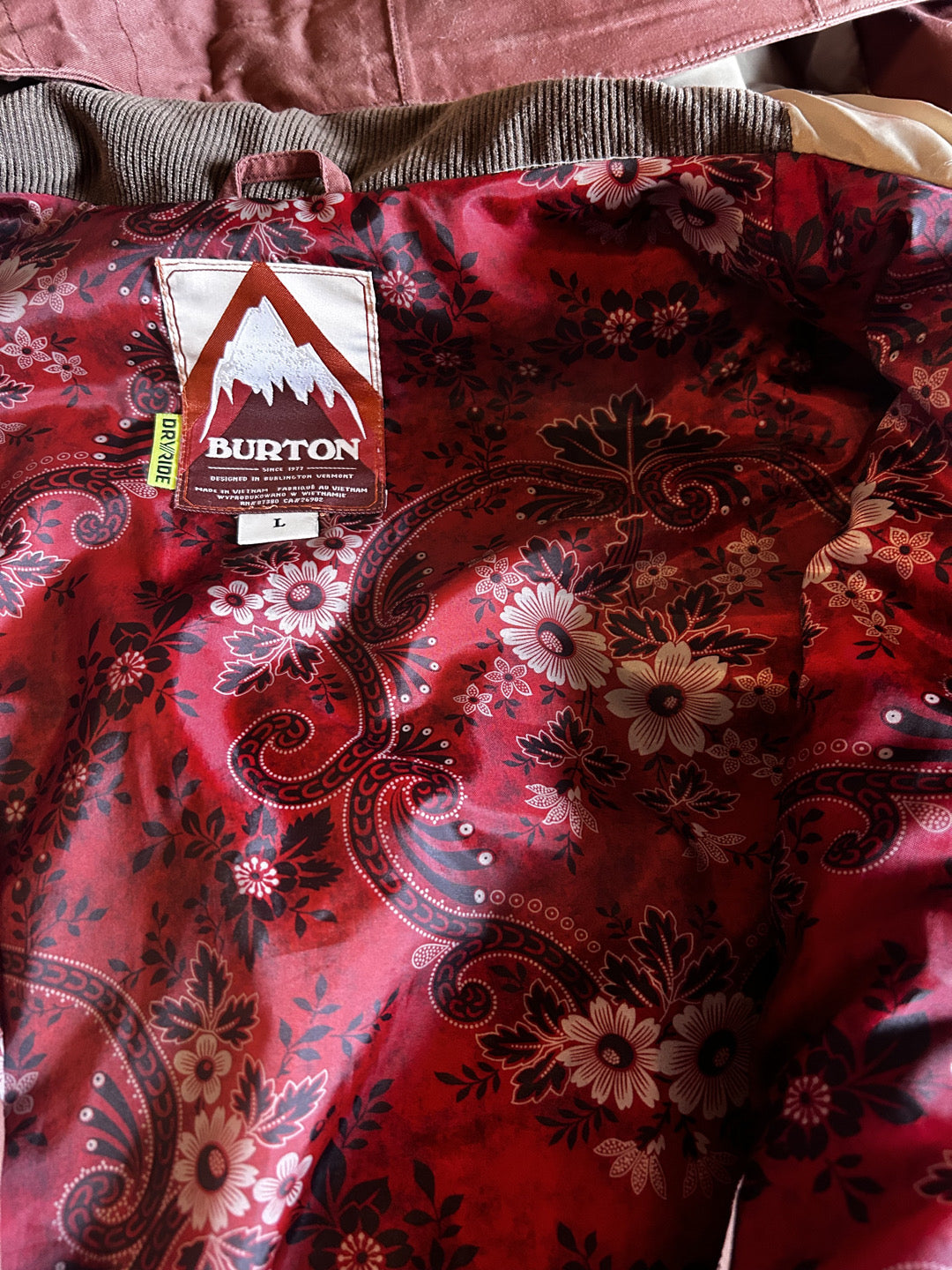 giacca Snow Burton taglia L usata poco