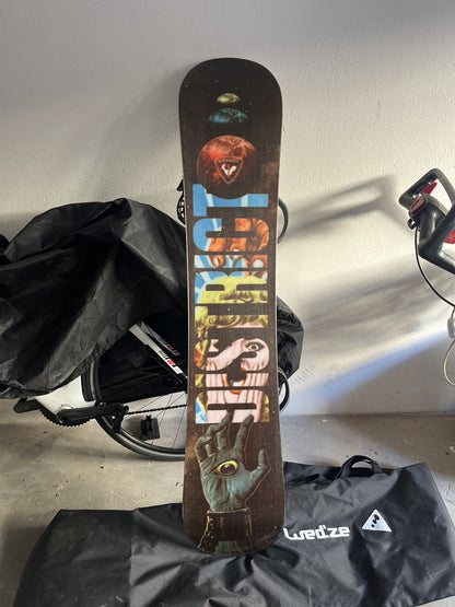 Tavola snowboard Rossignol 146cm + attacchi usata