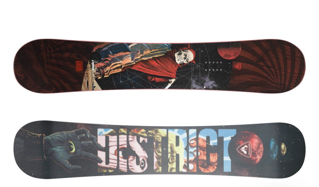 Tavola snowboard Rossignol 146cm + attacchi usata