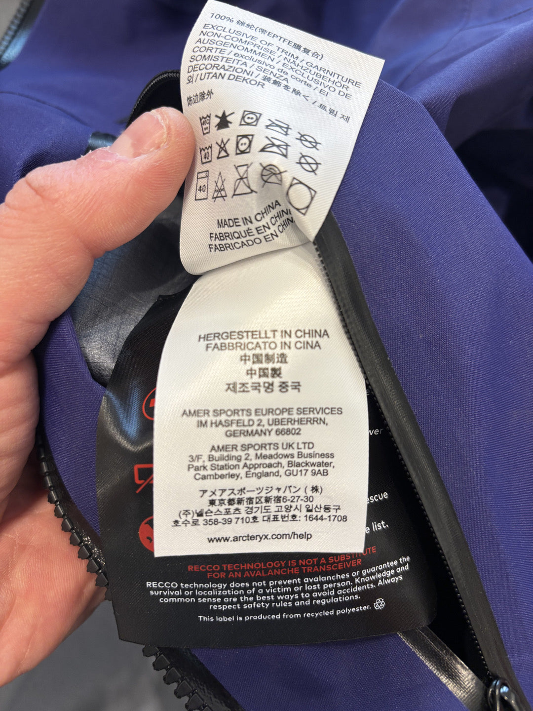 Giacca Arc’teryx Alpha SV M