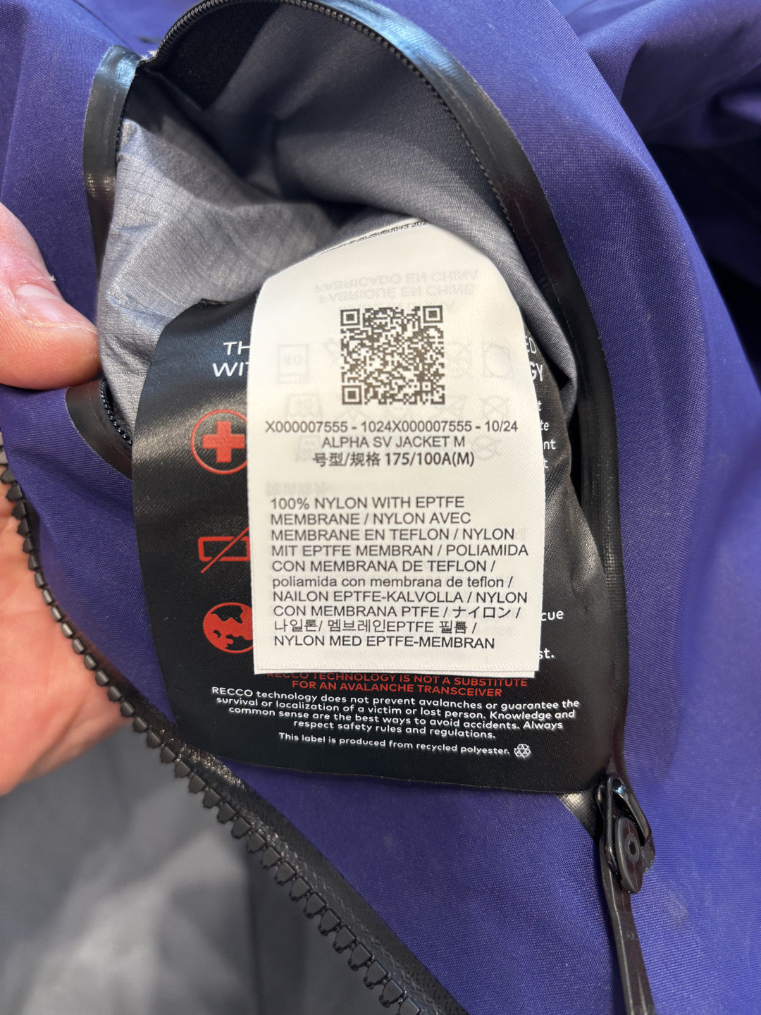 Giacca Arc’teryx Alpha SV M