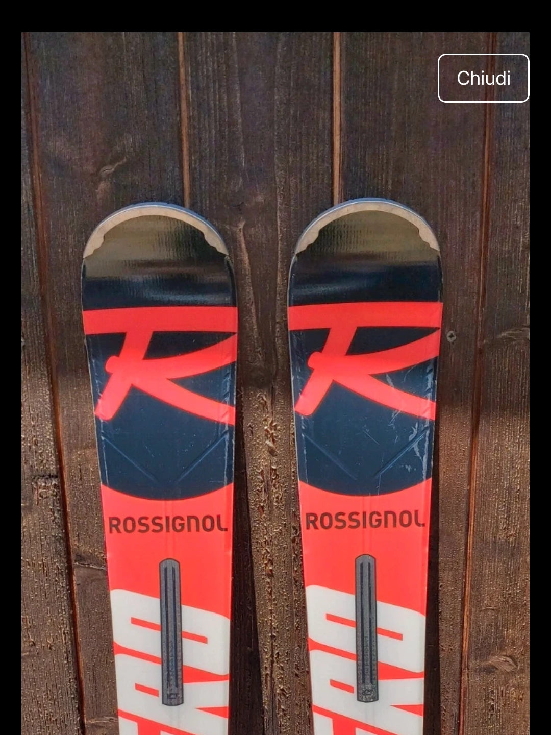 Sci Rossignol Hero 156 cm r12 usati