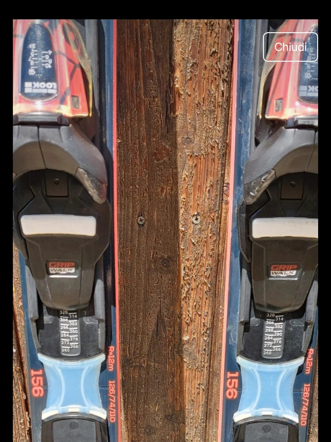 Sci Rossignol Hero 156 cm r12 usati