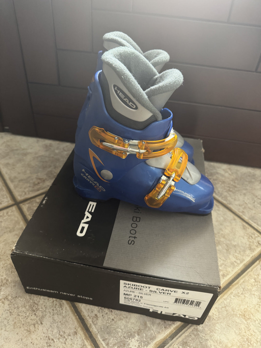 scarponi sci bambino Head tg 21.5