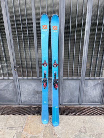 Scialpinismo Volkl Blaze 106 taglia 186 cm + kingpin 13 usati