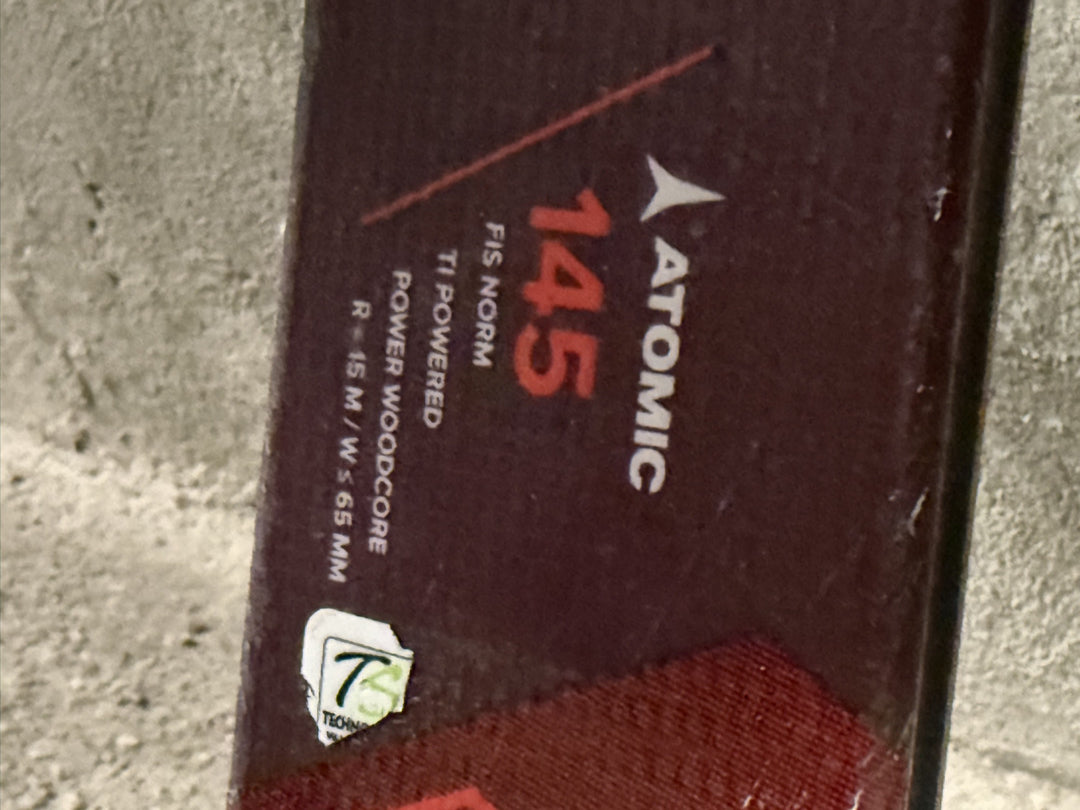 sci gara junior Atomic GS 145cm r15 usati