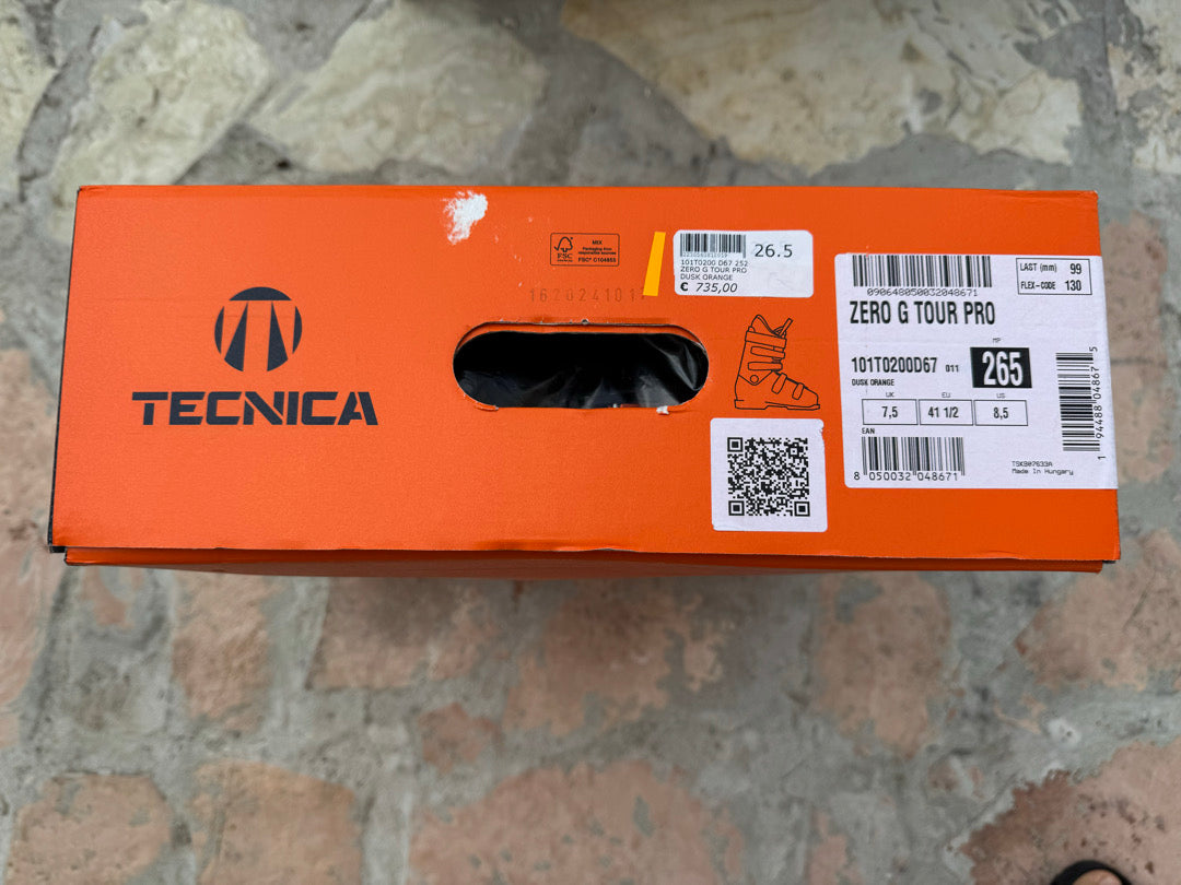 Scarponi Tecnica zero g tour pro tg. 26.5 usati