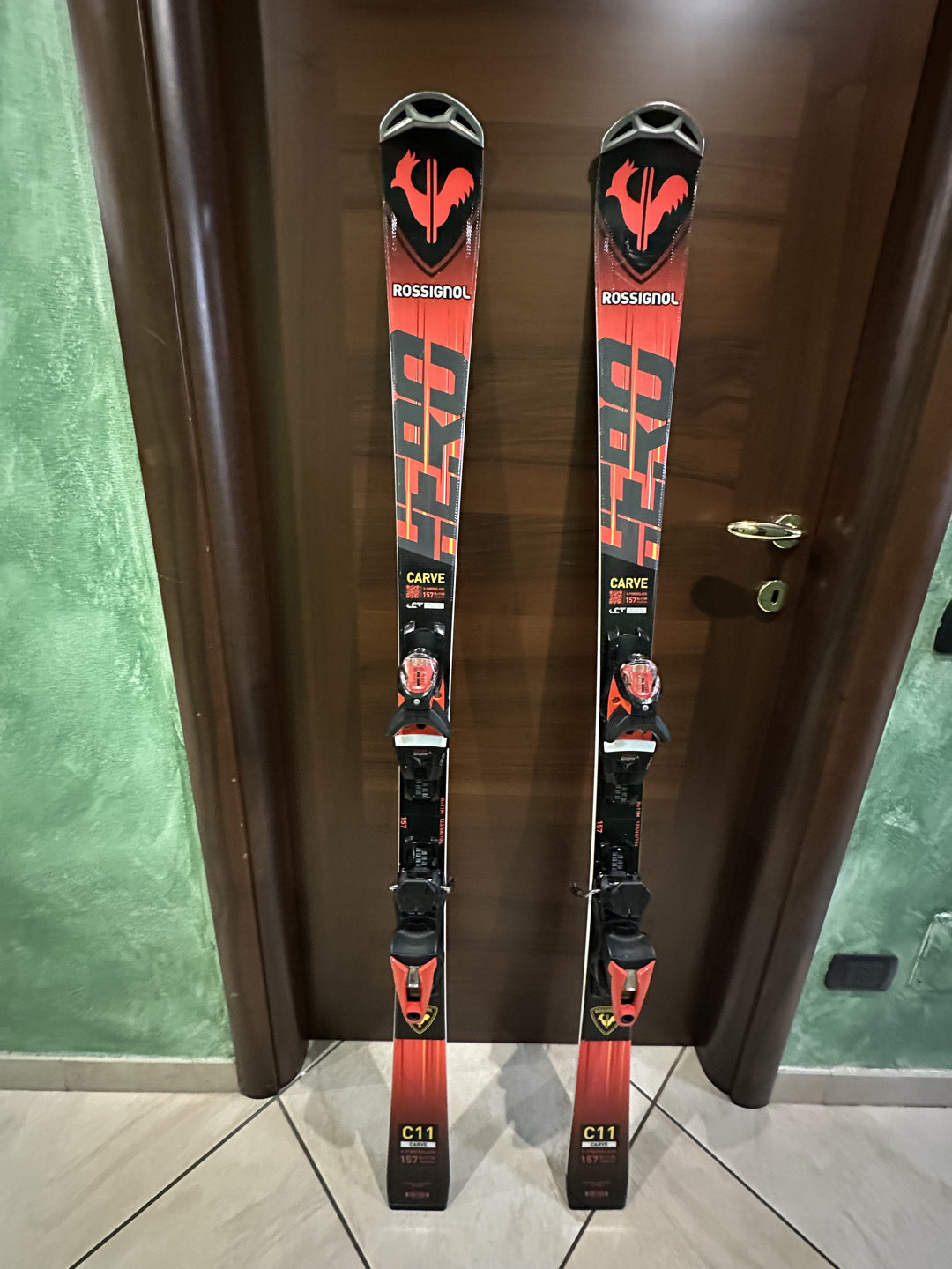 sci rossigno CARVE lunghezza 157cm R11 USATI